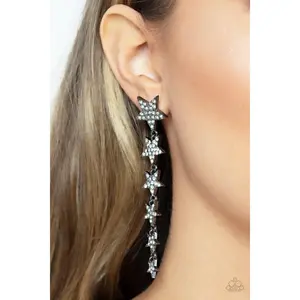 Americana Attitude - Earrings Black