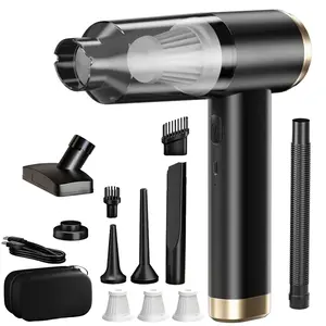 itutn M8 Car Vacuum Portable Cordless 15000PA Powerful Suction 4-in-1 Multifunctional Handheld Vacuum Cleaner with HEPA Filters & Type-C Fast Charging for Home Office Desk PC Keyboard Cleaning
