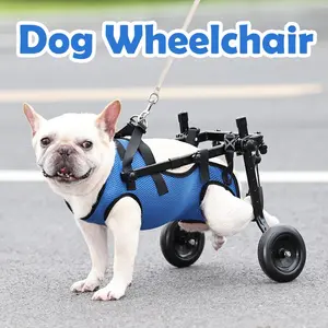 Adjustable Pet Wheelchair, Dog Recovery Walking Aid Car, Pet Wheelchair for Supporting Disabled and Injured Dogs, Pet Commuting Carrier