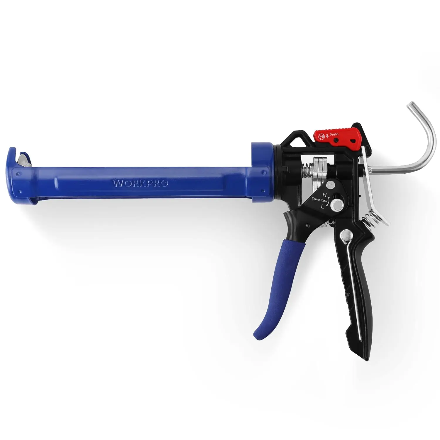 , Hand Gun with 9:1&18:1 Thrust Ratio| Less-Dripping Regulating, Sealant Gun with Grip, Round Rod for 10oz