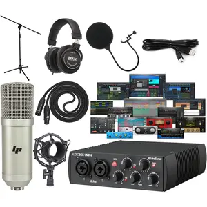 PreSonus AudioBox 96 25th Anniversary Studio Bundle – USB/MIDI Interface, Mic, Headphones & DAW
