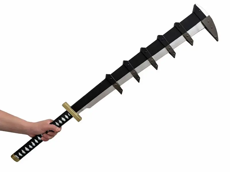 Kinstore 40" Fantasy Abarai Renji Zabimaru PU Foam Sword for Cosplay Replica Japanese Anime Ichigo PU Foam Sword