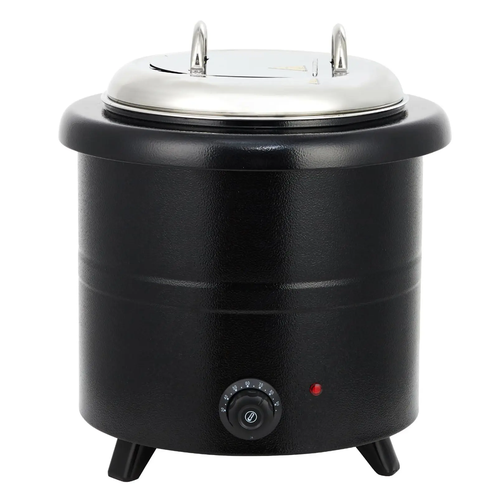 13.7QT Commercial Soup Warmer Kettle with Swing Lid, Removable Stainless Insert and Anti-Scald Handle for Restaurant and Party