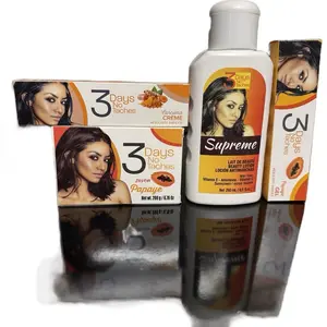 x 3Days No Taches Supreme set Lotion, soap, gel, cream-Enriched with UV Protection – Hydrating & Lightweight Daily Moisturizer for Velvety Soft Skin