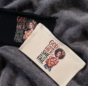 God Is Within Her Cosmetic Bag