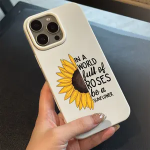 Jelly Motivational Slogan Tpu Anti-Drop Protective Case for iPhone 6/7/8/x/XS/XR/XS Max/11/12/13/14/15/16/17 Pro Max Shockproof Tpu Cover Durable Protection Phone Accessory