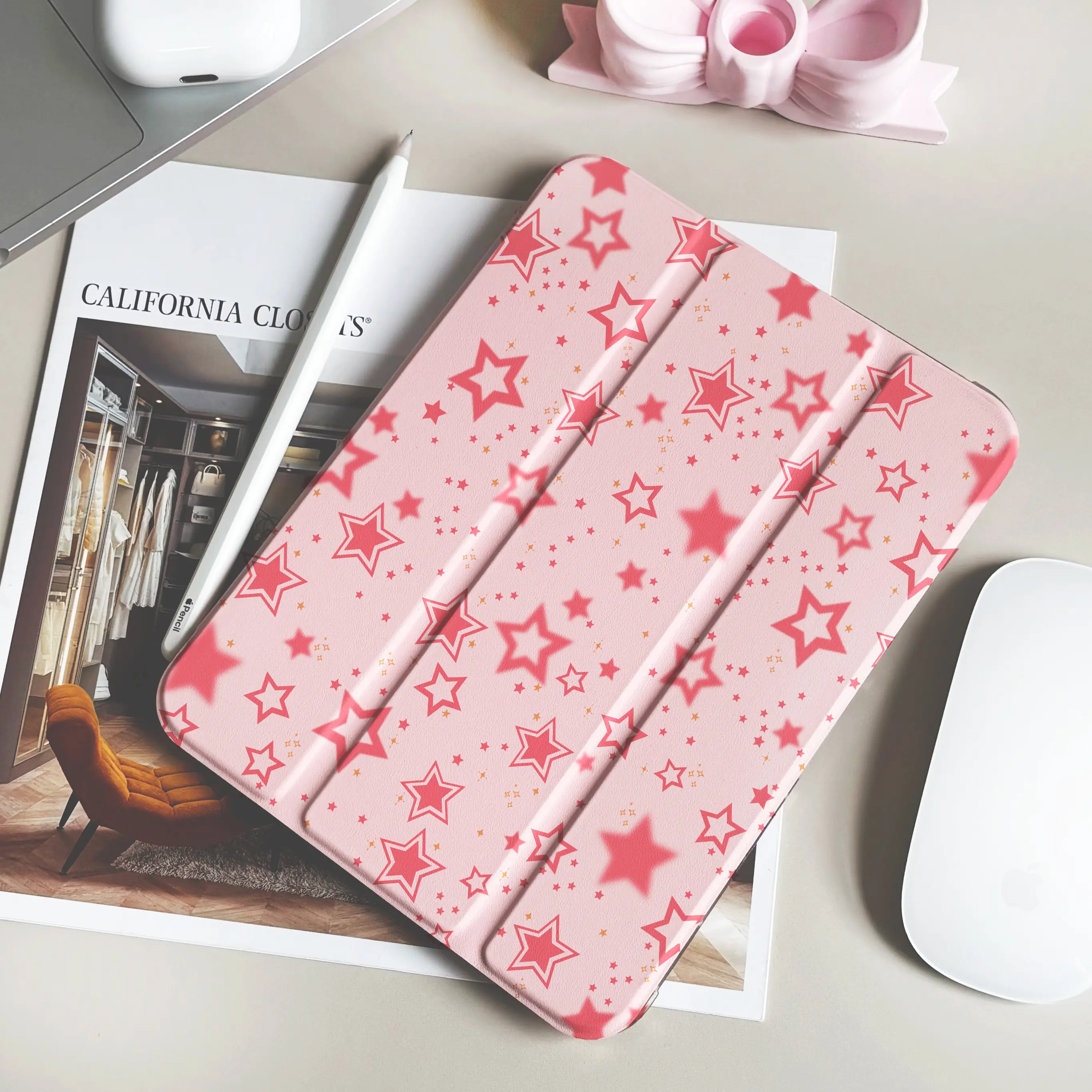 Casing Bee Ms. Cherry Tablet Case Slim Lightweight Protective