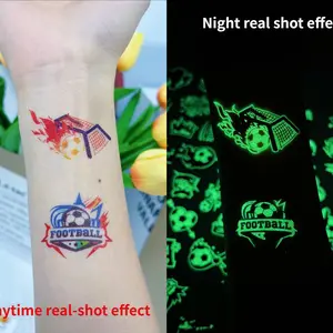 2026 World Cup Glow-In-The-Dark Tattoo Stickers, Hand & Face Tattoos, Football Party Glowing Stickers, Fan Club Celebration