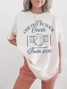 Christian volleyball hoodie, volleyball player mother round neck shirt gift, volleyball team coach gift, Jesus Bible scripture T-shirt