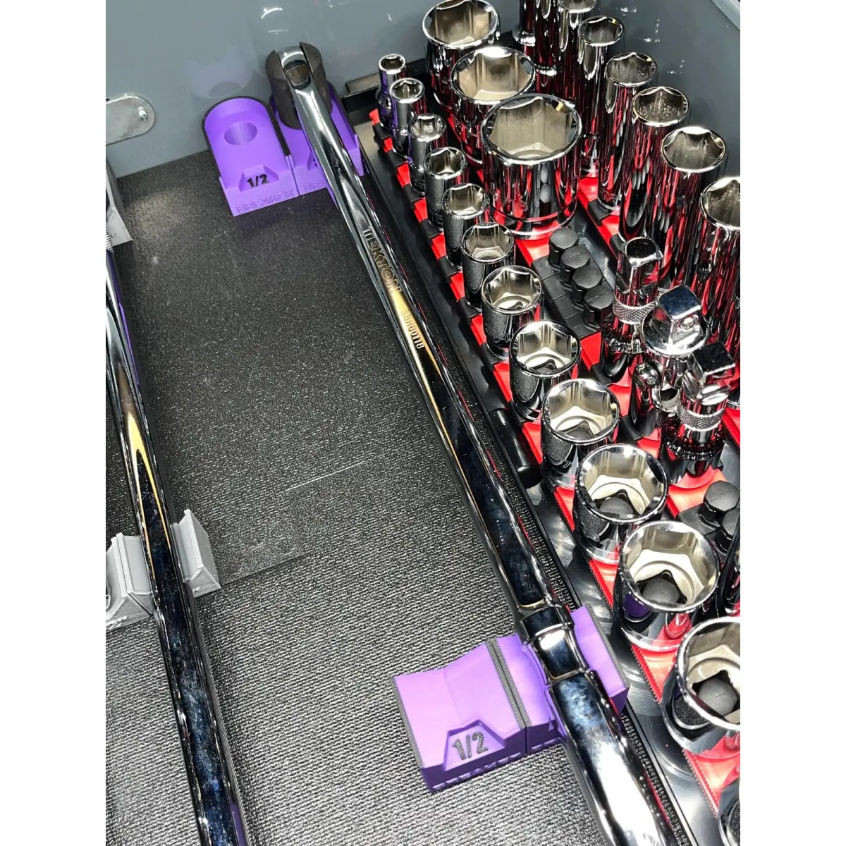 Breaker Bar Holders - Magnetic Modular Tool Organizers