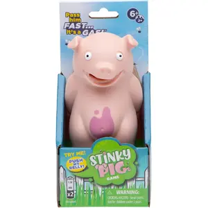 Stinky Pig Dice Game – Family children's game, travel game, fast-paced, musical interactive children's game with fun sounds, multiplayer game, suitable for children over 6 years old