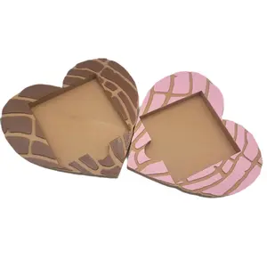 Concha Pan Dulce Sticky Note Holder, 3x3 Size, Heart Design, 2 Color Options