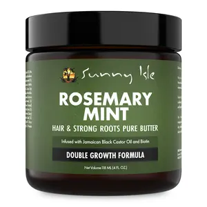 Sunny Isle Rosemary Mint Hair and Strong Roots Butter 4oz