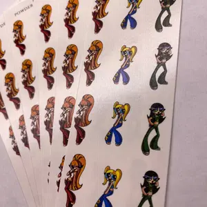 Power Puff Teens waterslide decals Nail Art Manicure