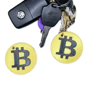 Bitcoin Keychain! Cryptocurrency Keychain Keyring Included!