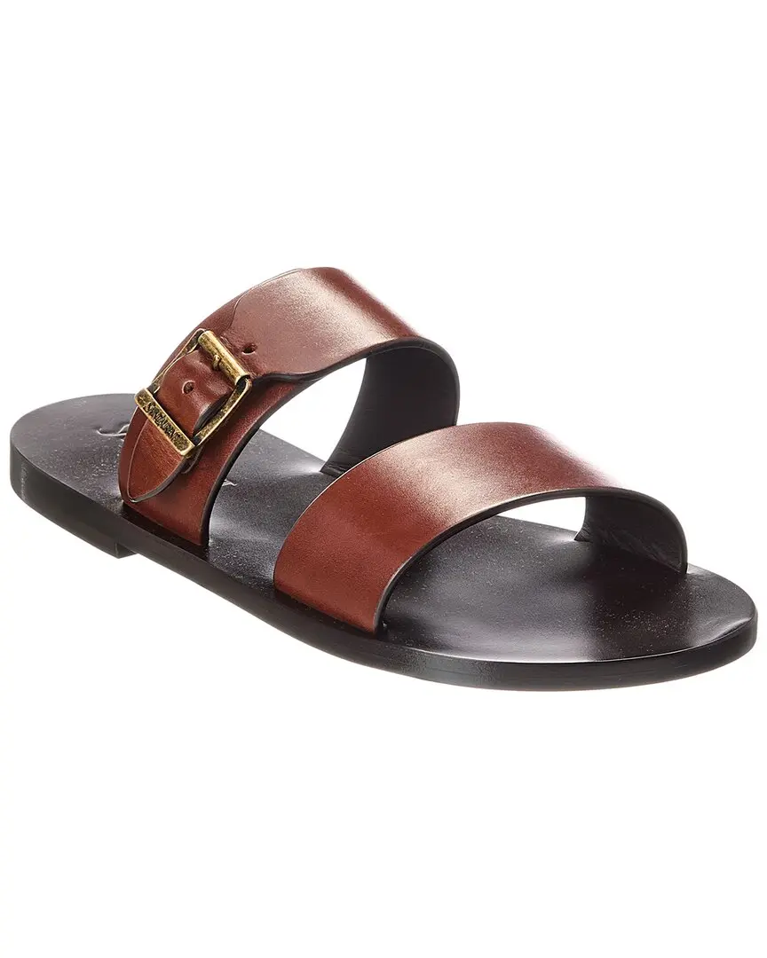 Saint Laurent Ios Leather Sandal