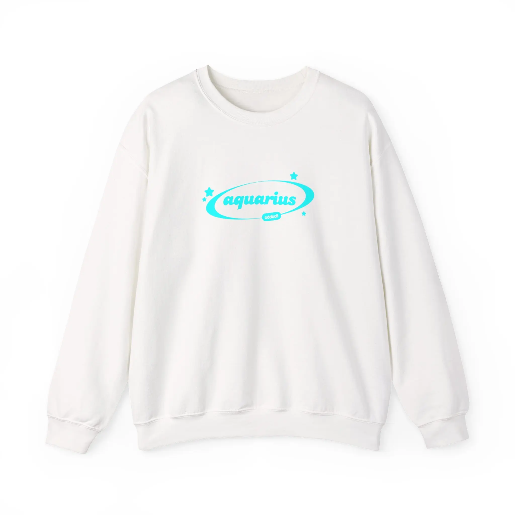 aquarius oddball (cyan) crewneck sweatshirt