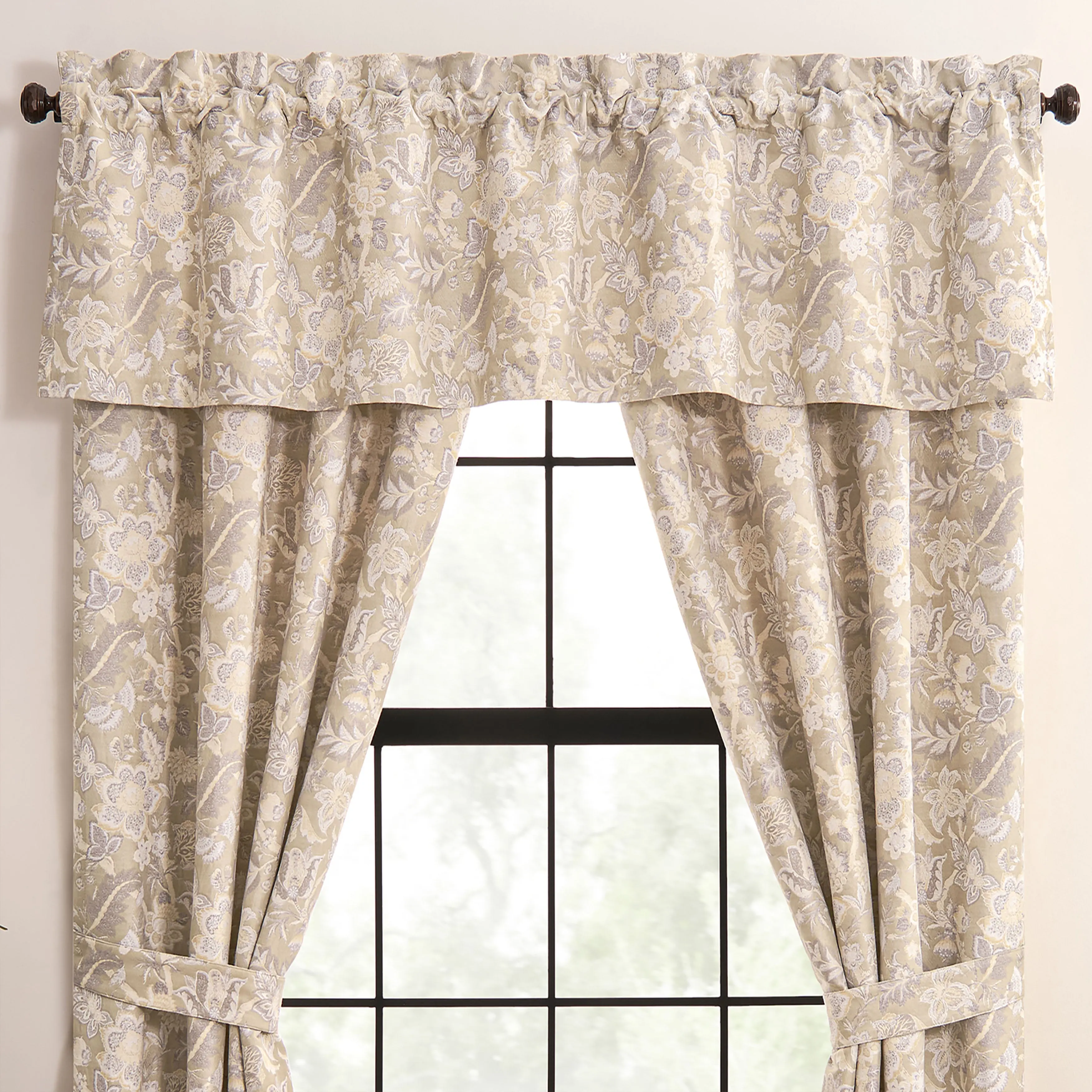 Hannah Floral Straight Window Valance
