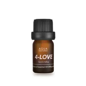 AQUA NATUREE 100% NATURAL ESSENTIAL OIL DIFFUSER OIL CHAKRA SERIES #4 LOVE - feeling warm and healed