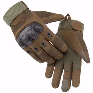 Men's Full Finger Tactical Gloves Anti-Slip Wear-Resistant Outdoor Sports Tactical Training Boxing Cycling Long Finger Touch Screen