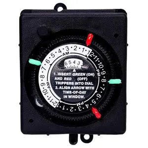 Intermatic  24-Hour Panel Mount Timer with Manual Override