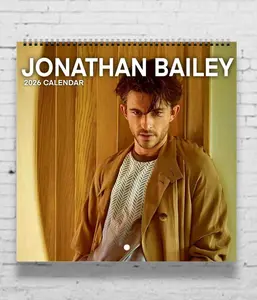 Jonathan Bailey 2026 Calendar  2026 Wall Calendar  Bridgerton  Wicked  Bridgerton Gift  Wicked Movie  Gift for Fans