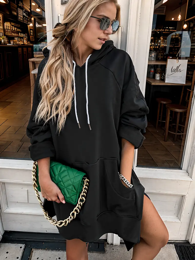 knee length dresses for ladies OVERSIZED HOODIE DRESS – The Cloudies™