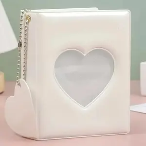 Heart-Shaped Photo Album, 32-Pocket Photo Card Storage Box, Halloween & Christmas Gift Bags, Spider Web Pumpkin Bat Leaf Design