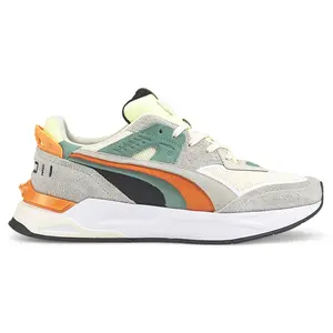 PUMA Mens Mirage Sport Layers Lace Up Sneakers Shoes Casual - Grey, Orange, White