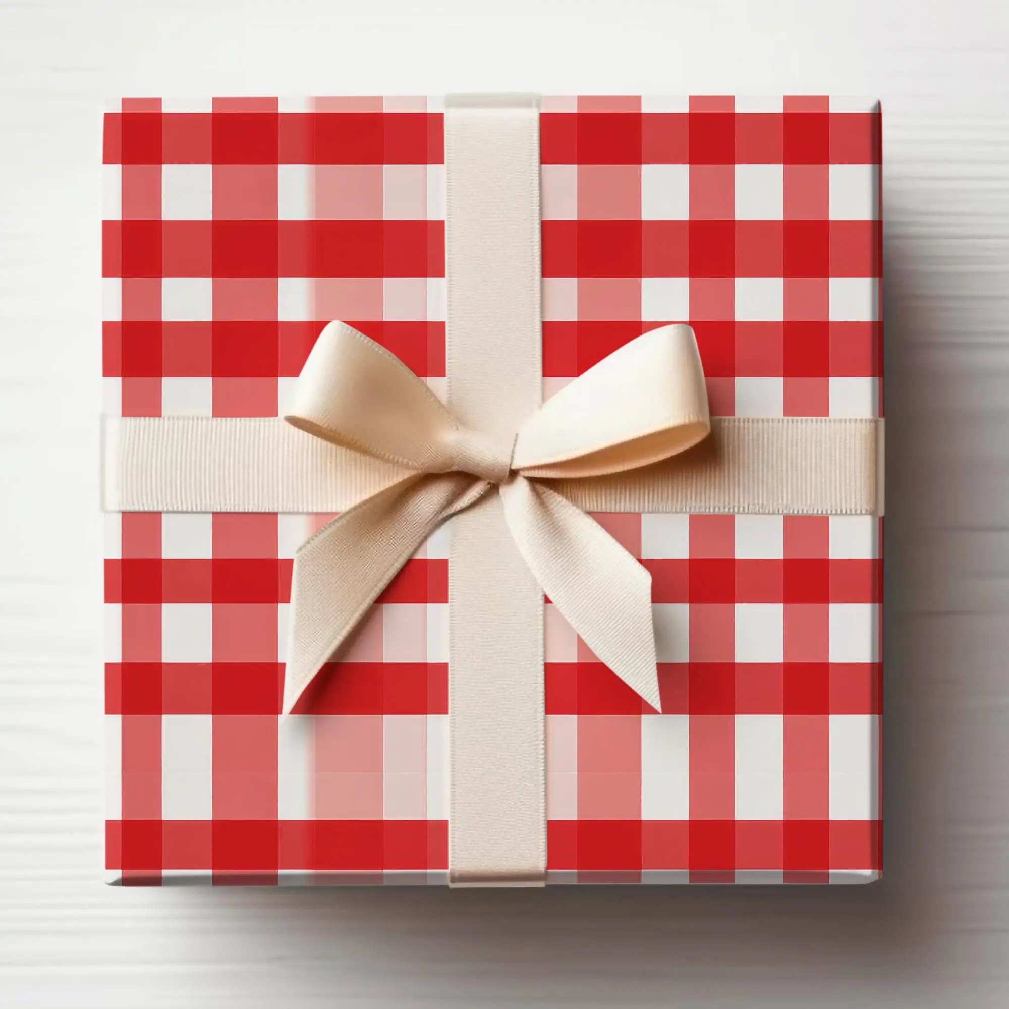 Red Gingham Wrapping Paper Holiday Plaid Gift Wrap Roll Red Christmas Plaid Wrapping Paper Simple Gingham Gift Wrap Roll