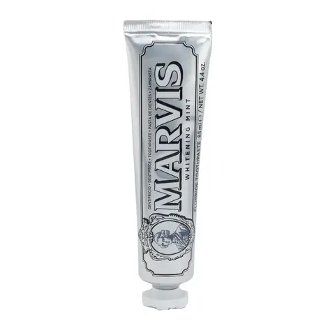 Marvis Whitening Mint Toothpaste (85ml) - Daily Nasal & Oral Care Teeth Whitening Product with Scented Gel for Tooth Decay Prevention
