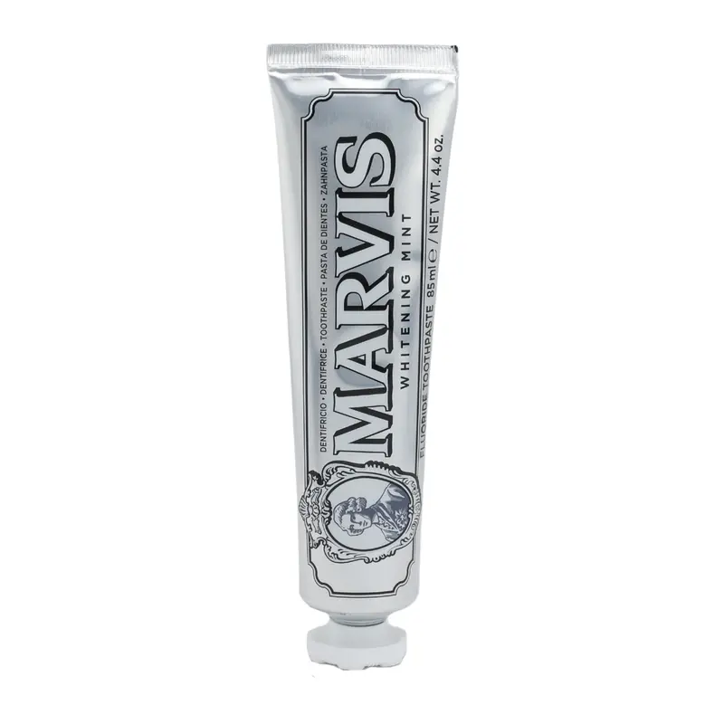 Marvis Whitening Mint Toothpaste (85ml) - Daily Nasal & Oral Care Teeth Whitening Product with Scented Gel for Tooth Decay Prevention