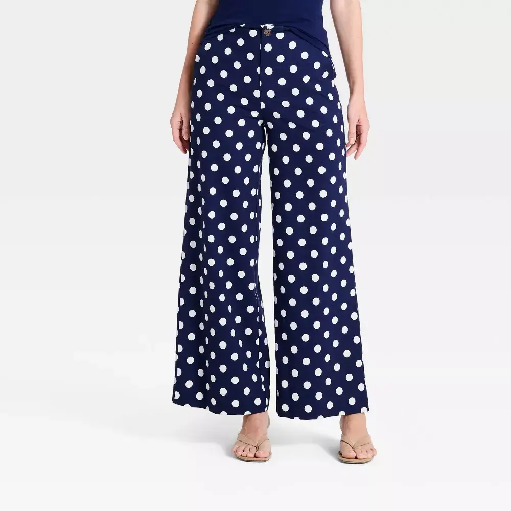 Women's Luxe Linen Trousers - A New Day
