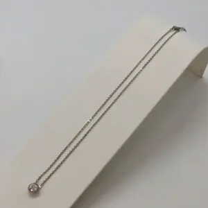 Pre-owned Swarovski Glass Small Leather Goods Crystal Necklace Pendant