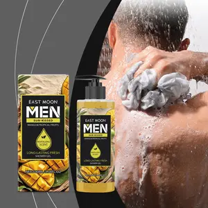 Tropical Mango Fragrance Shower Gel, Cleansing and Refreshing Scent with Gentle Ingredients for Soft Skin