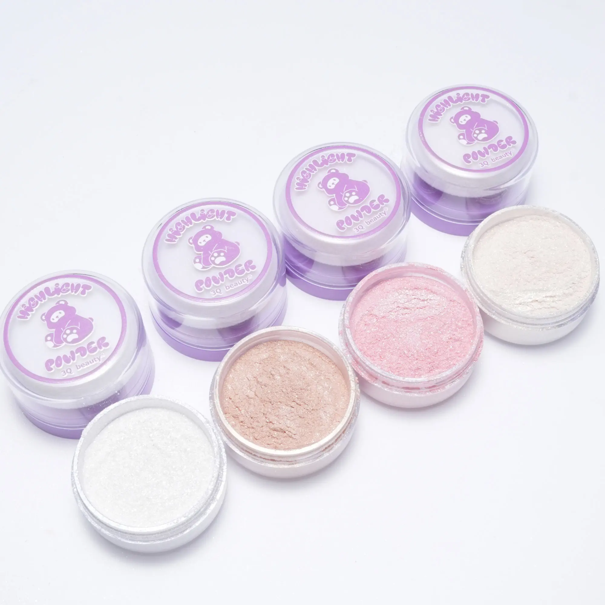 Loose Highlight Powder, Shimmer Glow Face & Body Highlighter, Ultra Fine Luminous Illuminator, Multi-Use Buildable Highlighter Makeup for Festival & Daily