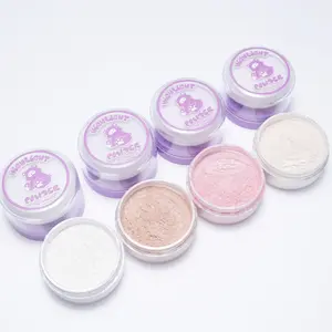 Loose Highlight Powder, Shimmer Glow Face & Body Highlighter, Ultra Fine Luminous Illuminator, Multi-Use Buildable Highlighter Makeup for Festival & Daily