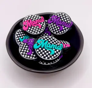 Checkered Mama Focal Bead