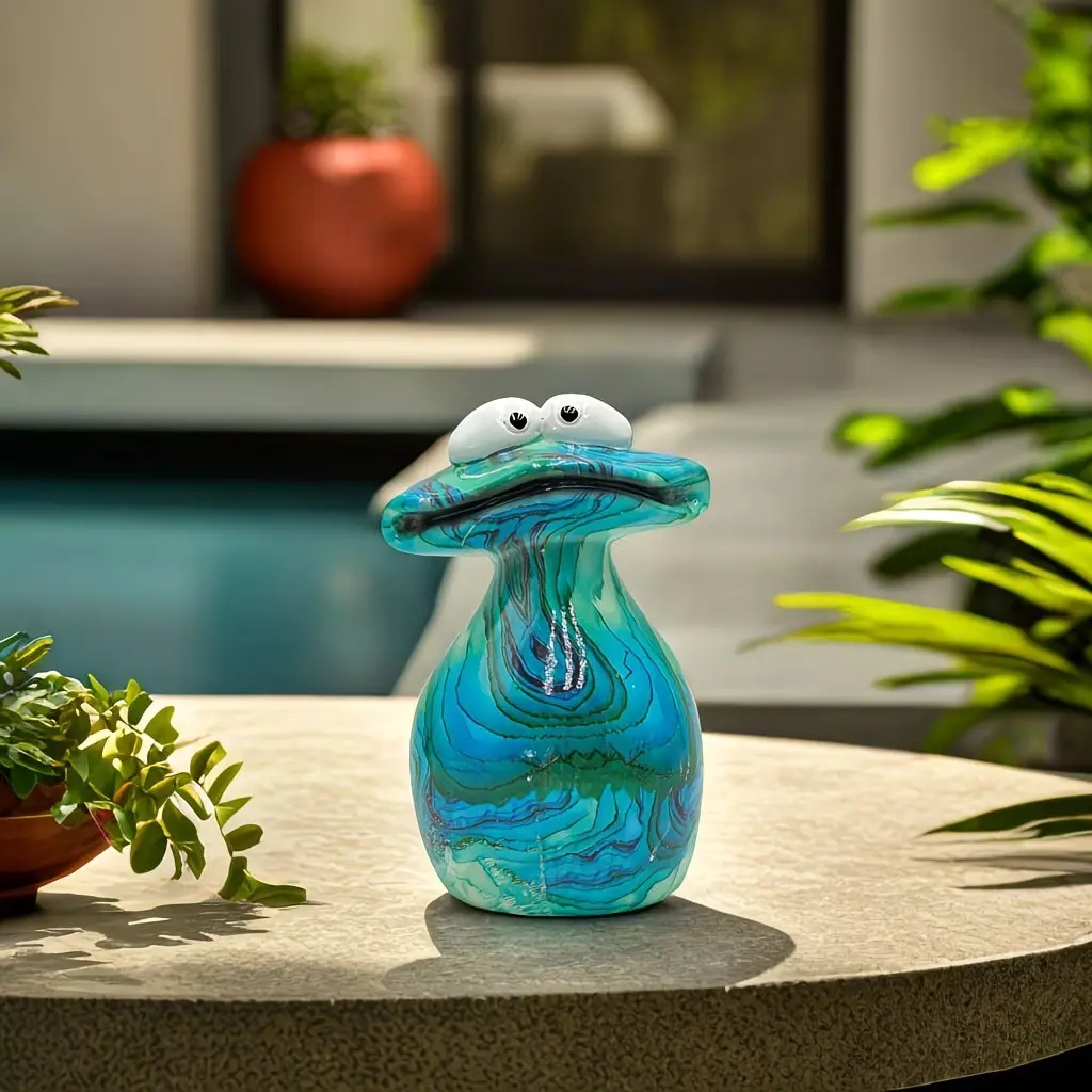 Cute Resin Frog Figurine, Resin Animal Figurines, Resin Animal Ornaments, Animal Decorations, Home Ornament, Perfect for Desktop Decor, Office Home Decor, Ideal for Rock Garden, Bonsai, Micro Landscape, Unique Gift Idea, Interior Decoration Accessories