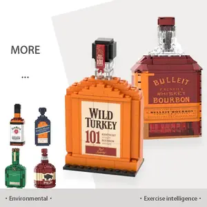 2025 New Blocks Wine Bottle Building Blocks,Assemble Building Blocks,Creative Building Block,Ornaments, Home Decor,Gifts for Fun