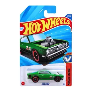 Hot Wheels King Kuda Green Muscle Car 217/250 Series 6/10 Collectible Toy Car Diecast Model