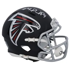 Michael Penix Jr. Autographed Atlanta Falcons Mini Speed Helmet Fanatics