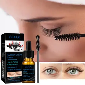 Castor Oil Eyelash Serum, Daily Natural Curl & Hold, Nourishing Lash Conditioner, Lightweight Formula for Longer-Looking Lashes, Non-Sticky, Long-Lasting, Gentle & Hydrating Care