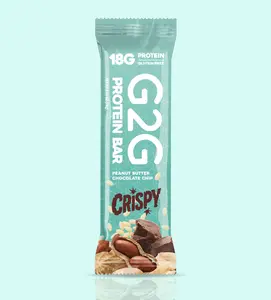 G2G Crispy Protein Bar - 8-pack | 18g of Protein