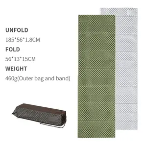 Ultralight Foldable Camping Sleeping Mat – Moistureproof Pad for Travel, Hiking &amp; Outdoor Bed