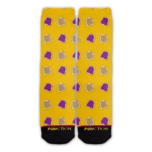 Function - Peanut Butter and Jelly  Pattern Sock