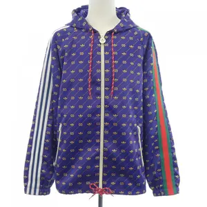 Pre-owned GUCCI Polyester Small Leather Goods ADIDAS TREFOIL PRINT Jacket
