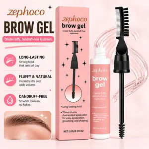 Eyebrow Gel Brow Gel 10g Strong Hold Fluffy Laminated Brows Waterproof Eyebrow Setter Brow Lift Clean Girl Brows Lightweight Quick Dry Natural Finish