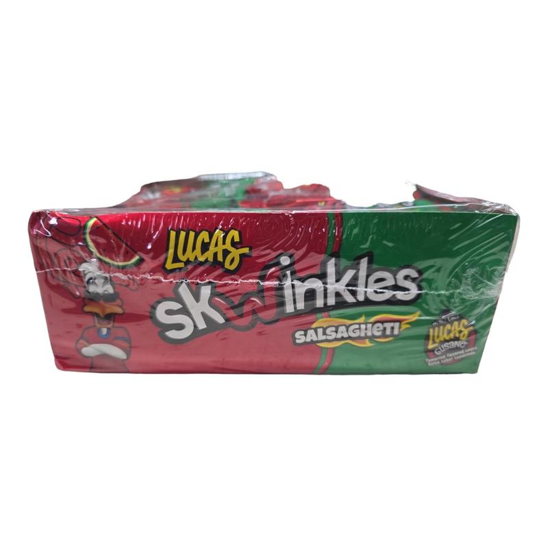 Lucas Skwinkles Watermelon Salsagheti Bonbon Snack 12ct Candy Variety Pack Fruit Flavored