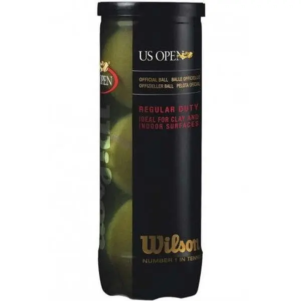Wilson US Open Regular Duty Tennis Balls - Can (3 Balls)
